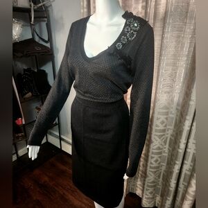 2010s Prada Embellished Lightweight Fine Knit Sweater Size 42